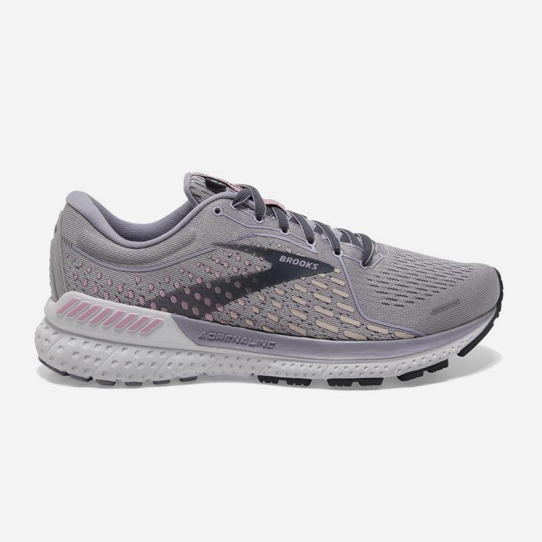 Brooks Adrenaline Gts 21 NZ - Women's Road Running Shoes - Iris/Lilac Sachet/Ombre Blue/Grey (59742-